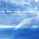 水平な虹、環水平アーク！なんかいいことありそう！！