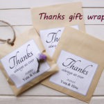 ゲストのみなさんに感謝をこめて。手作りサンクスギフトはどうでしょう。