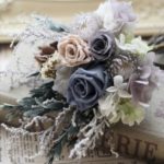 自作。初挑戦。バラのドライフラワー