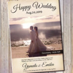 写真を使ったウェルカムボードのご依頼