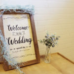 【ブライダルアイテム】コーヒー染めのウェルカムボード