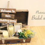 【商品のこと】ミモザスワッグと組み合わせて大人可愛いウェルカムトランク