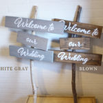 【商品のこと】ウェルカムボードの色違いを作ってみました