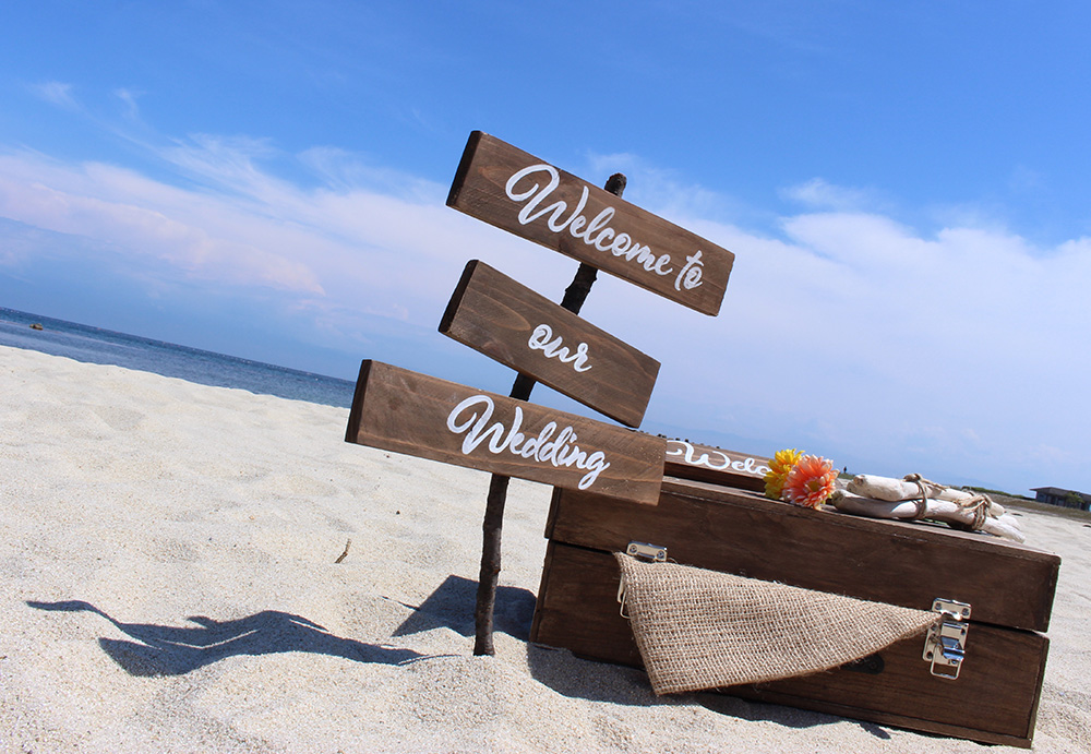 海のウェディングシーンのご提案