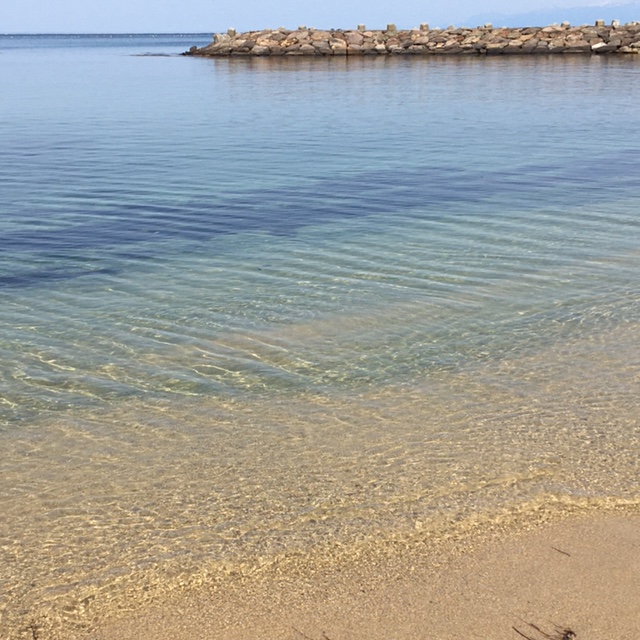 海で安らぐひととき