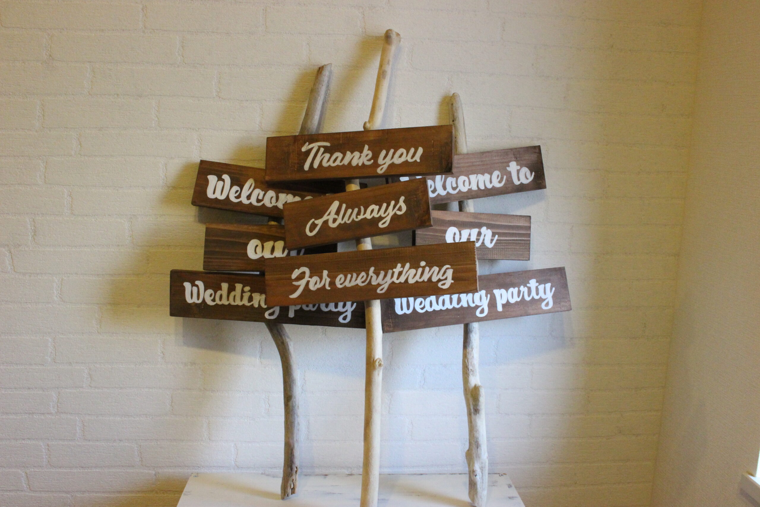 木のウェルカムボードの作り方